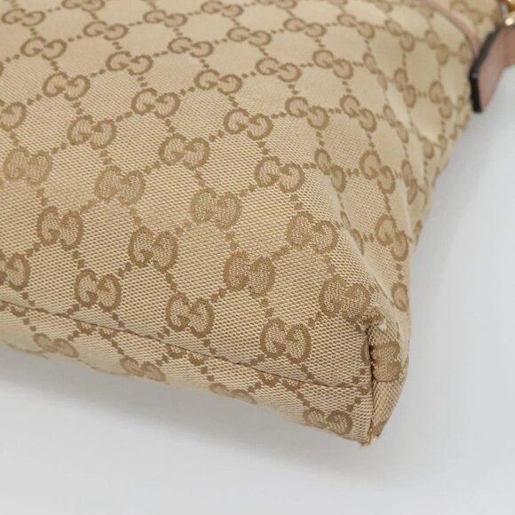 GUCCI GG Canvas Shoulder Bag Beige Gold 388924 Auth 141915 - Picture 5 of 16